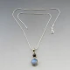 Moonstone and Silver Pendant