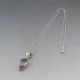 Amethyst and Sterling Silver Pendant