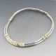 Vintage Silver and 18 Karat Gold C