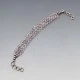 Amethyst Beads Silver Bracelet