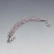 Amethyst Beads Silver Bracelet