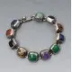 VintageMexican Multi Gemstone Bracelet