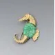  Sea Horse Costume Brooch