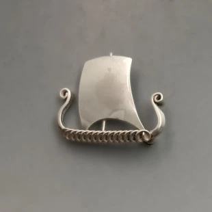 Anton Michelsen Viking Ship Brooch