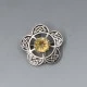 JOHN HART Iona Silver Citrine Brooch