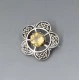 JOHN HART Iona Silver Citrine Brooch