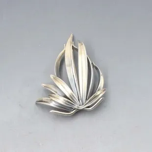 Anton Michelsen / Gertrude Engel Rougie Silver Brooch