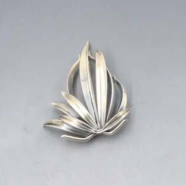 Anton Michelsen / Gertrude Engel Rougie Silver Brooch