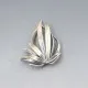  Anton Michelsen / Gertrude Engel Rougie Silver Brooch
