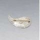 Hermann Siersbol Modernist Silver Curve Brooch