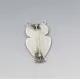 Sterling Silver Owl Brooch