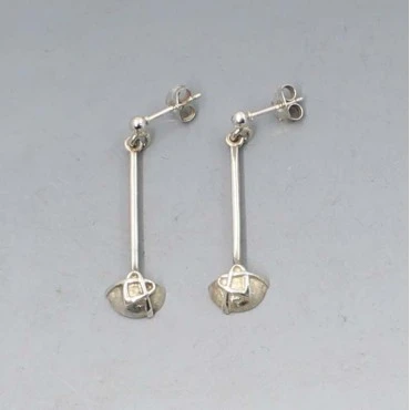 Ola Gorie Silver Drop Earrings