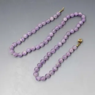 Amethyst Beads Set 23 Inches Long