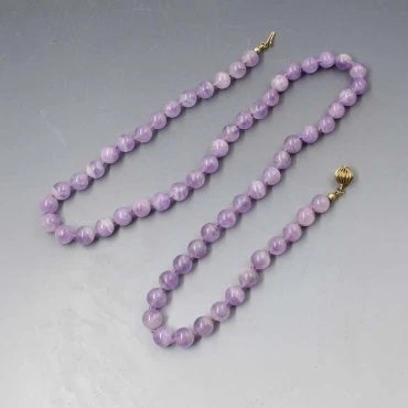 Amethyst Beads Set 23 Inches Long