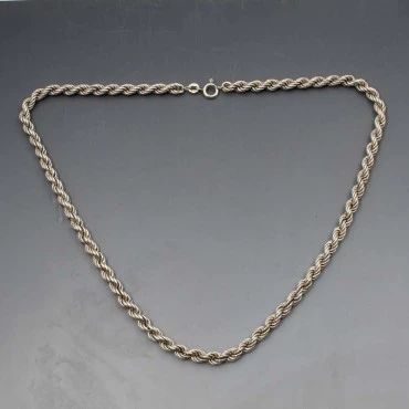 Silver Rope Twist necklace