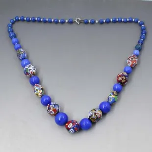  Venetian Art Deco  Murano Glass Beads