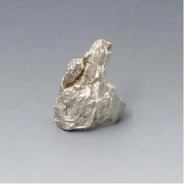 Knud V Andersen Brutalist Silver Ring Size