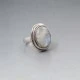 Vintage Moonstone Silver Ring