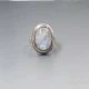 Vintage Moonstone Silver Ring